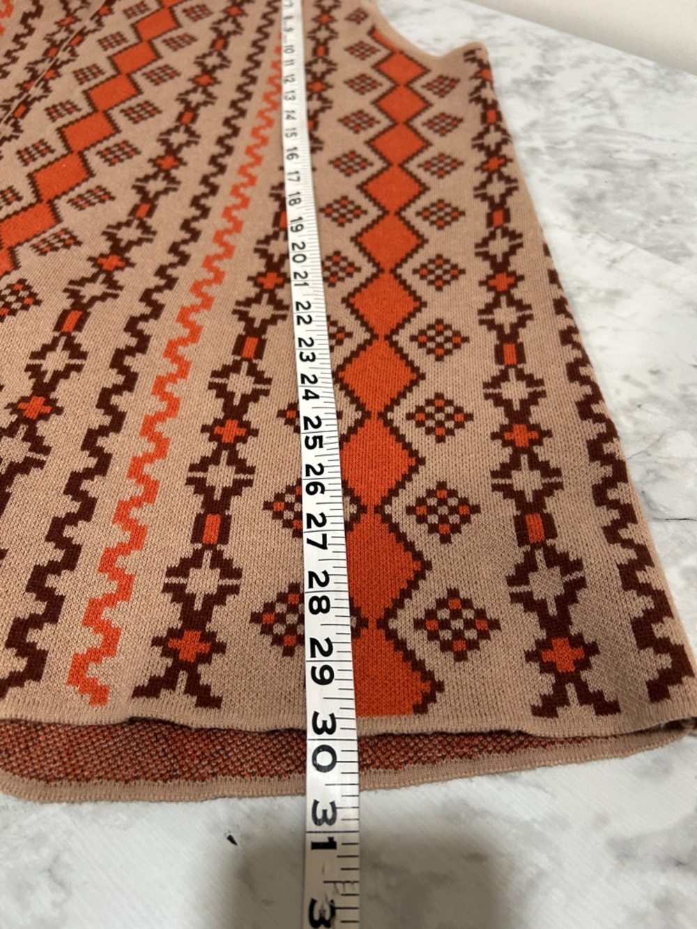 Cato Heathered Rust Knit Open Front Cardigan Sweater Womens Sz XL - Picture 10 of 10